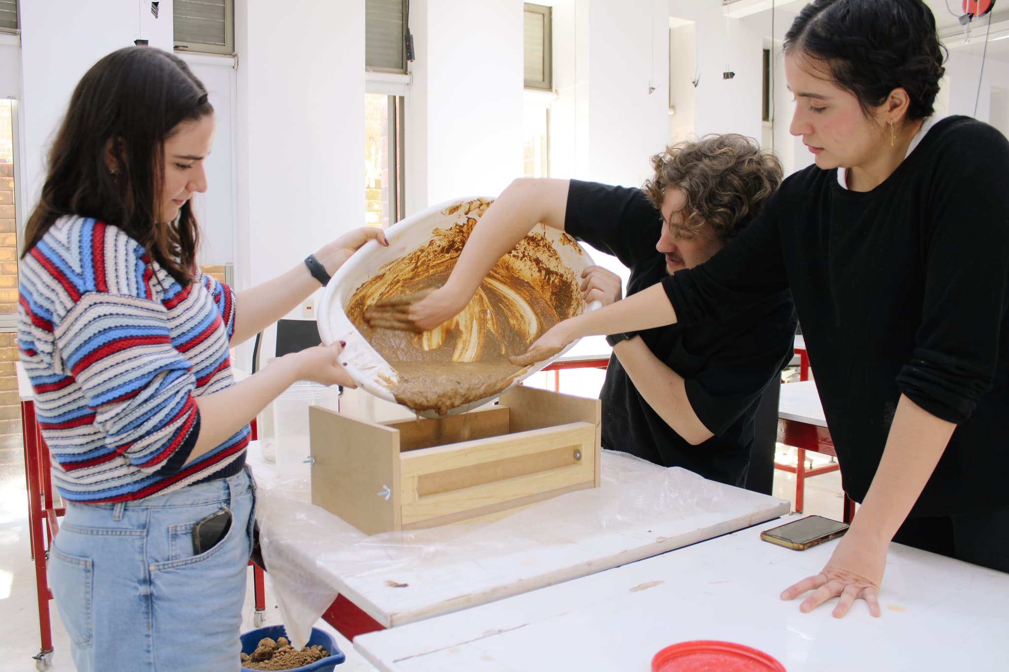 With Dinorah's students from Universidad Iberoamericana in Mexico City