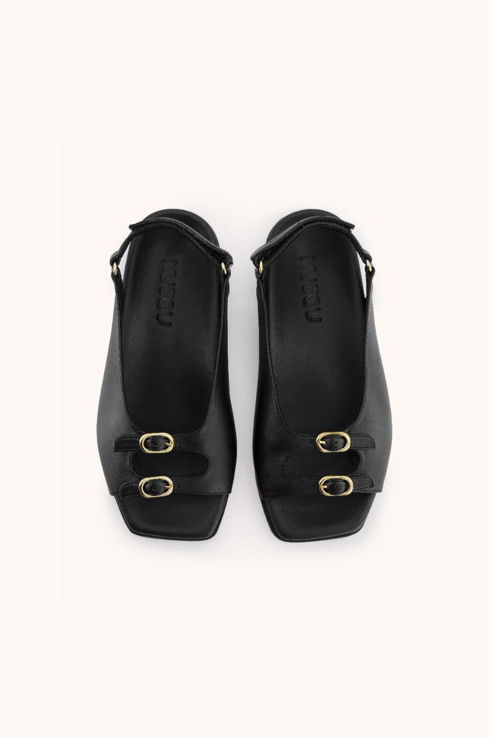 Women's sandals in upcycled leather