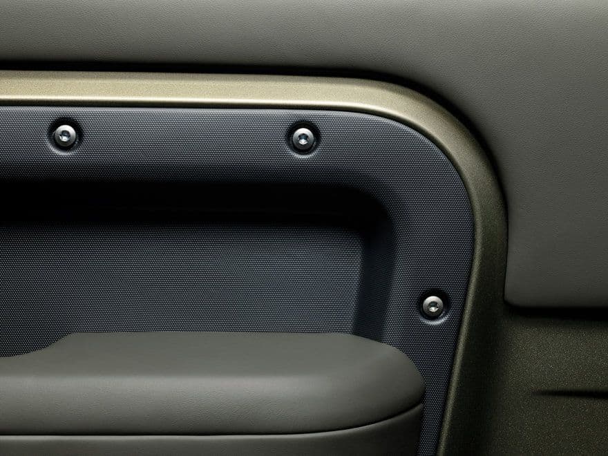 More natural materials (like wool and eucalyptus fibres) in Automotive Interior with Amy's leadership. Photo credit: Core77