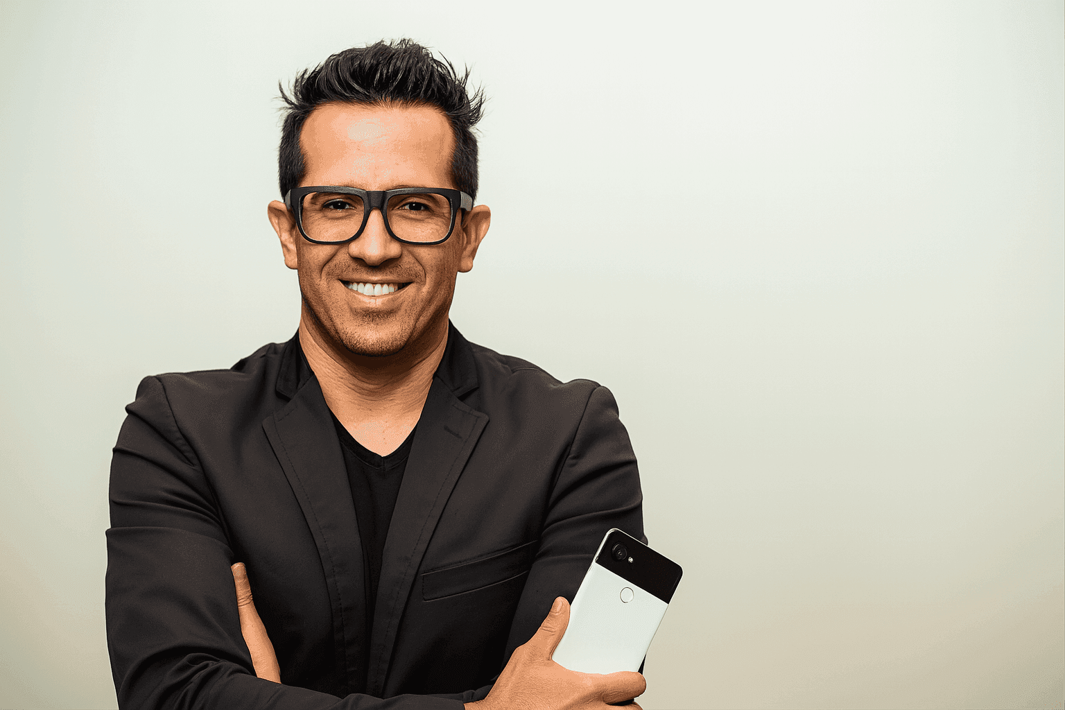 Alberto Villarreal with Google Pixel