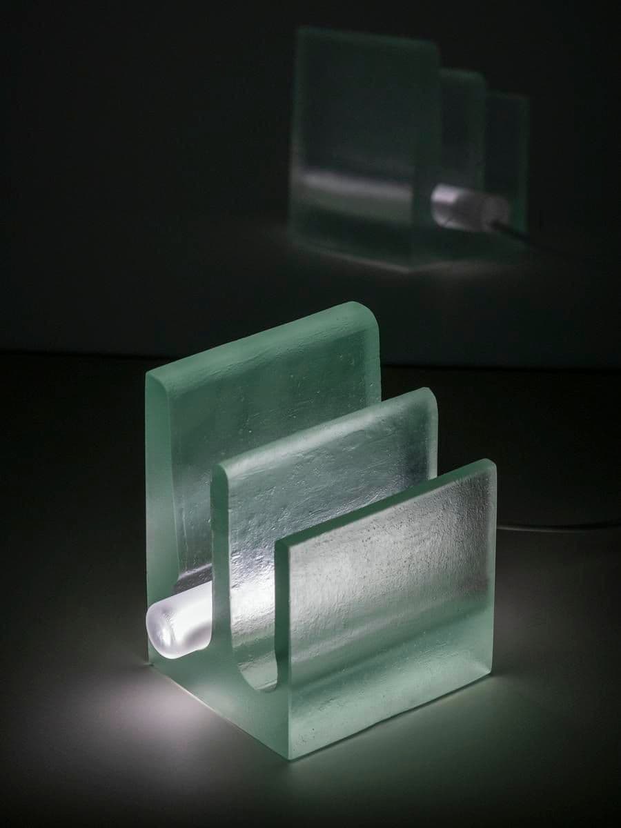 Anthénors Glass Lamp (Photo courtesy of Apolline Morel-Lab)
