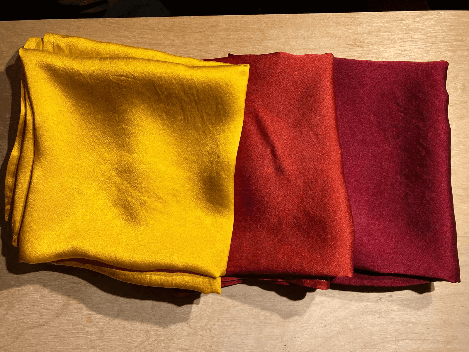Dyed Silk Sample