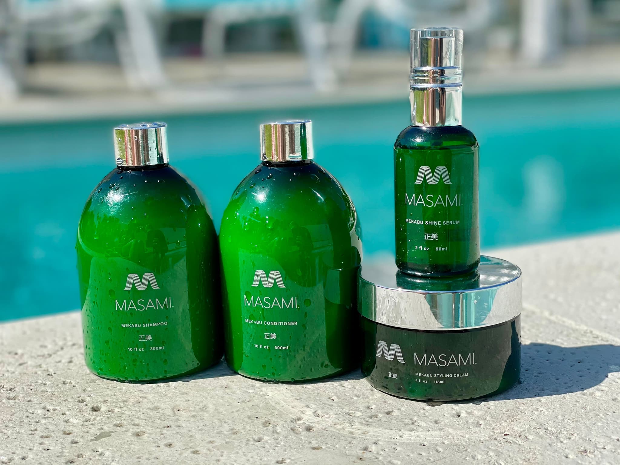 MASAMI's hydrating haircare products