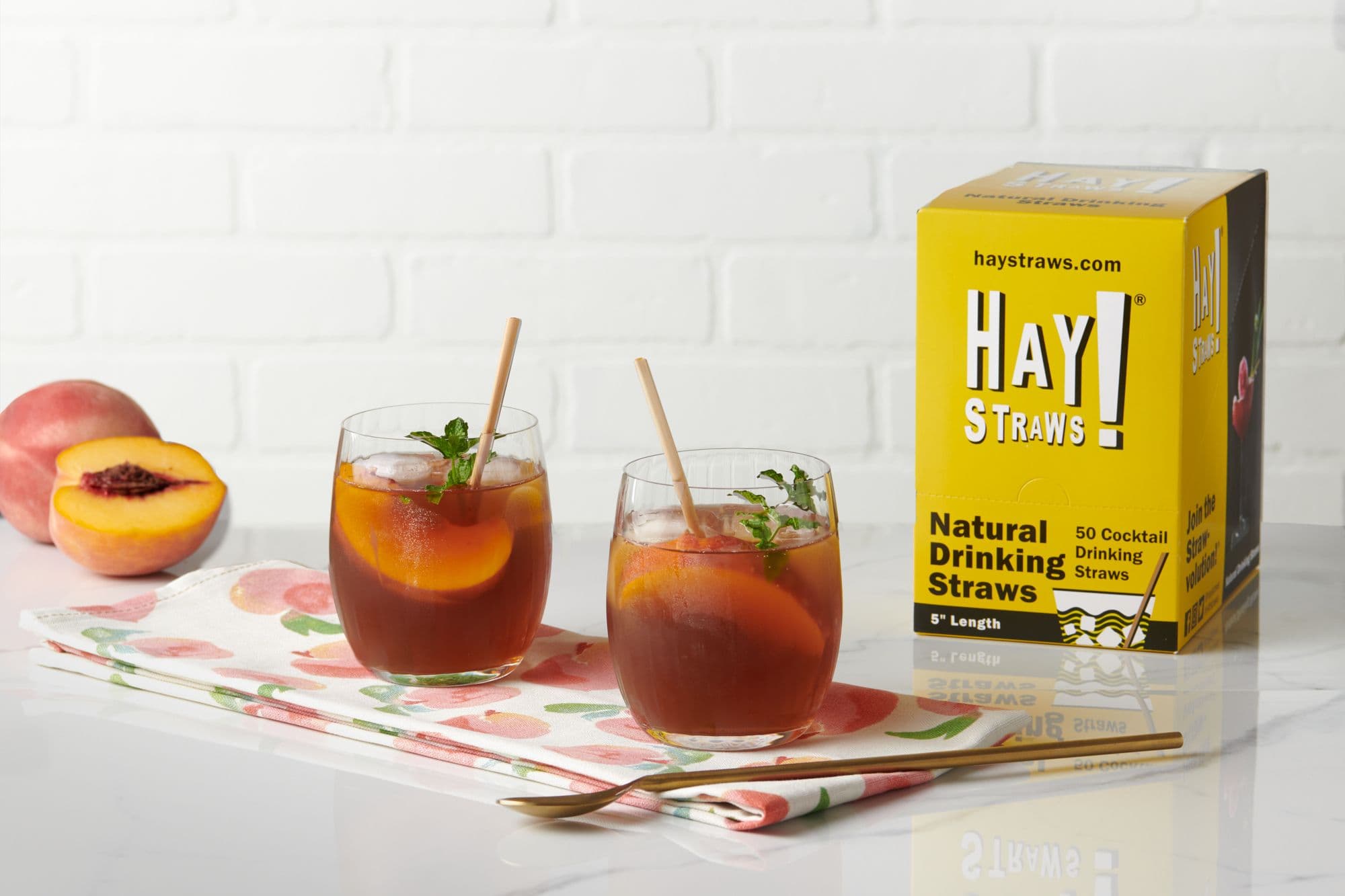 HAY! Straws have been tested to be food-safe.