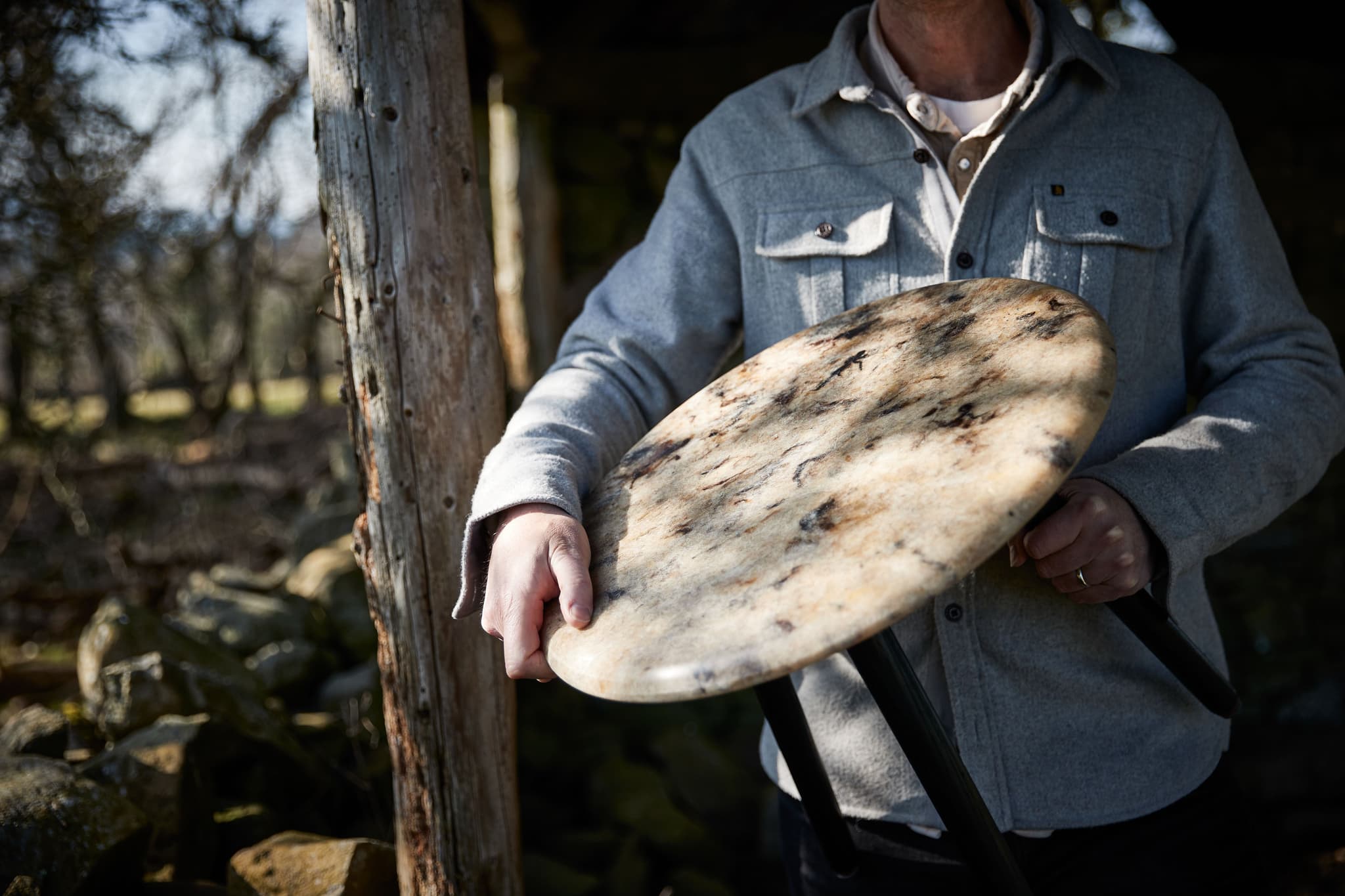 Welsh Mountain Table. Photo courtesy of Solidwool.