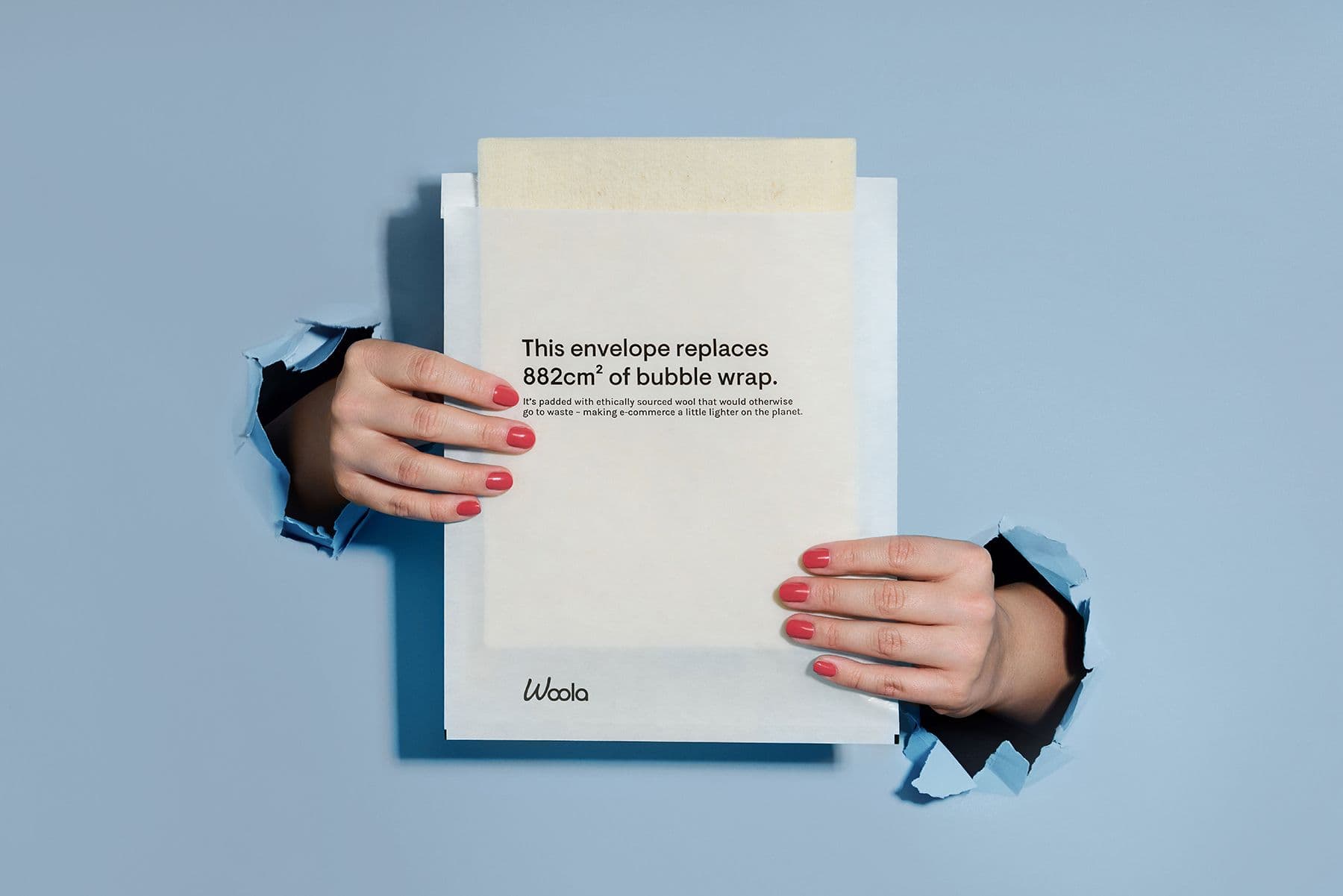 Wool Glassine Envelope. Photo courtesy of Woola.