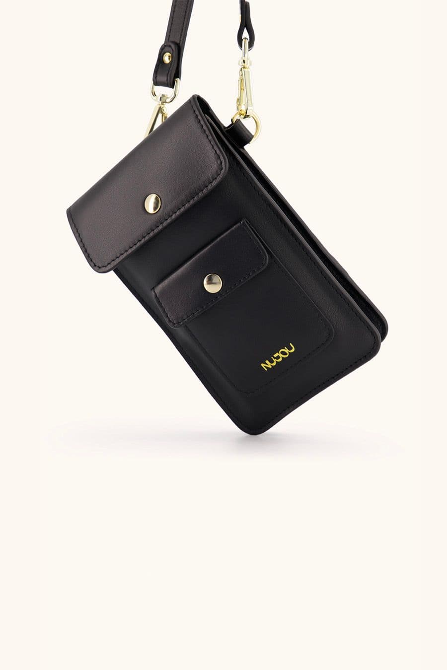 Leather smartphone case pouch