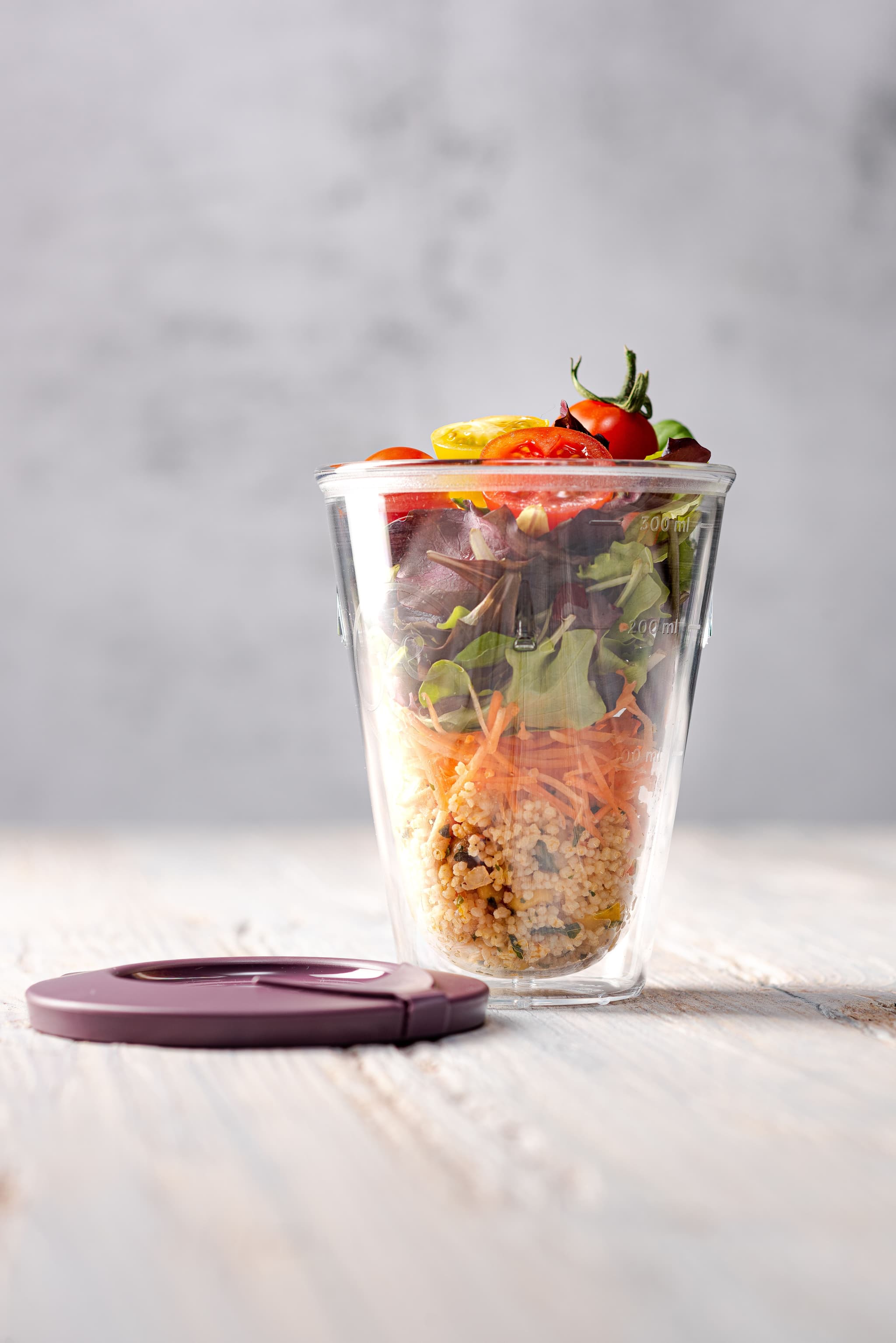 Transparent reCIRCLE ISY Salad Jar