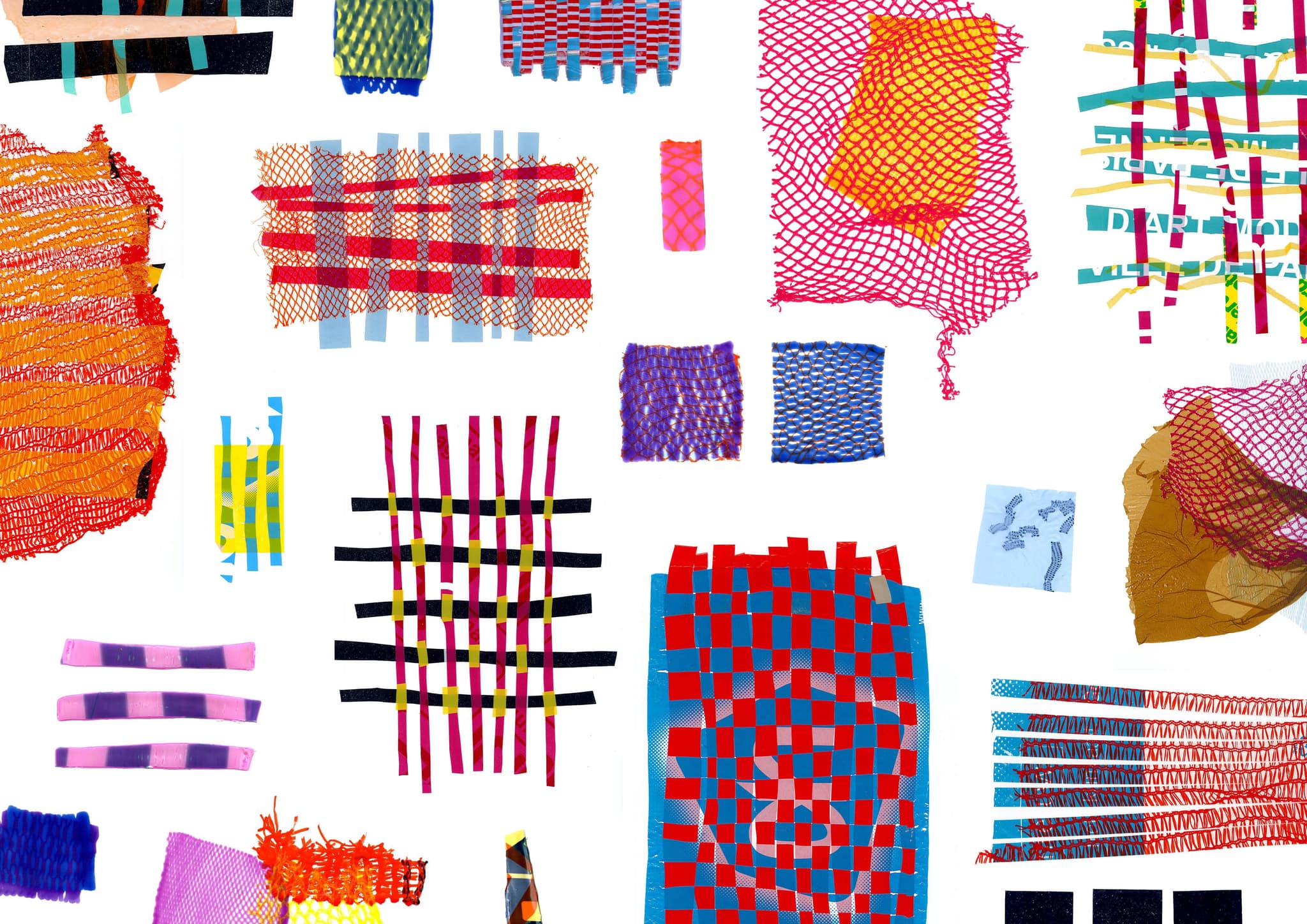 Project Remade Textiles by Jessica Den Hartog
An artist-in-residence project turning plastic bags, fruit nets, and bottles into new textile materials using basic tools. Developed in collaboration with Art-fact Tilburg, it explores the aesthetic and functional value of local plastic waste through workshops, events, and hands-on making.