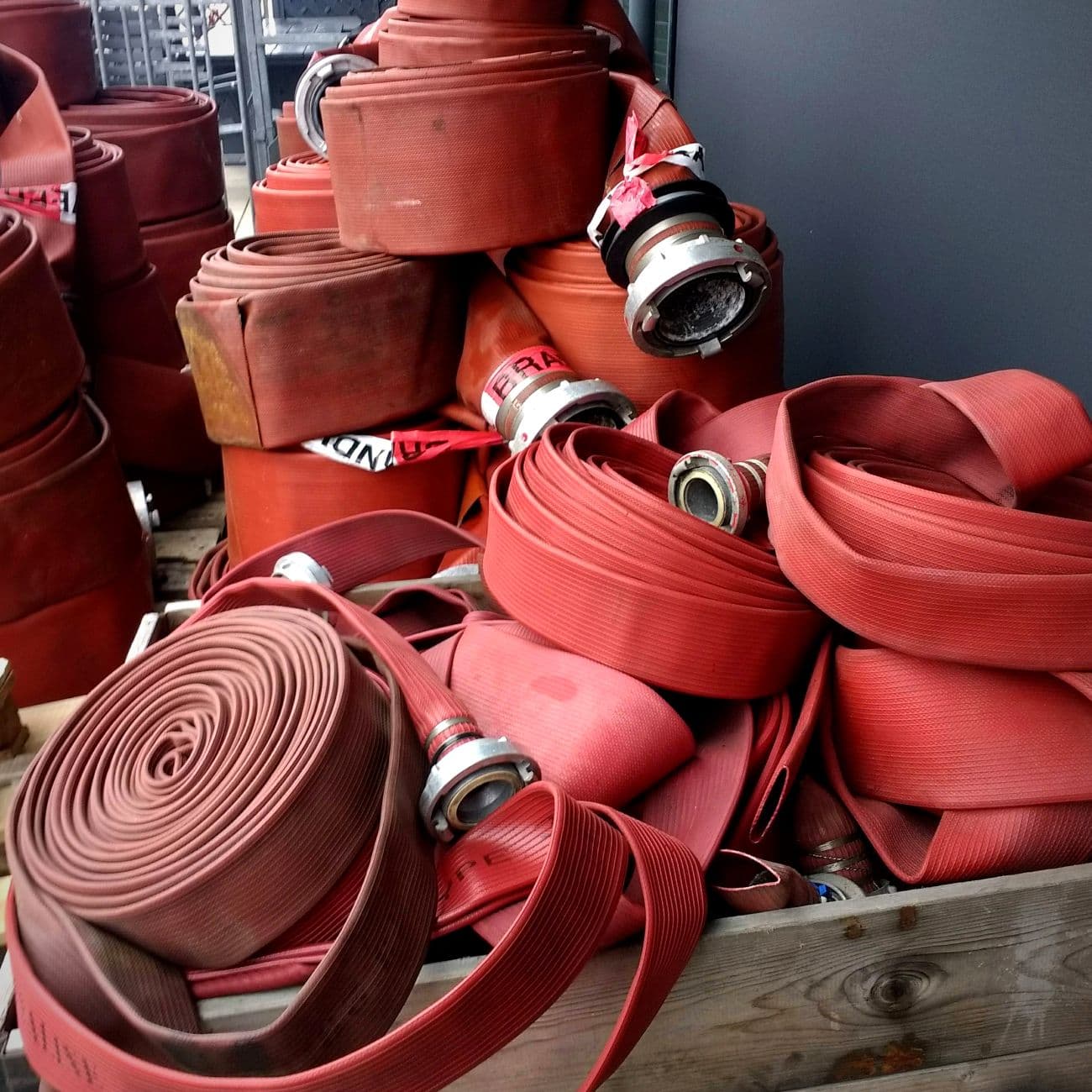 Upcycled fire hoses